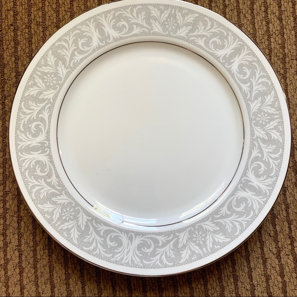 Imperial China platinum Whitney Dinner Plates